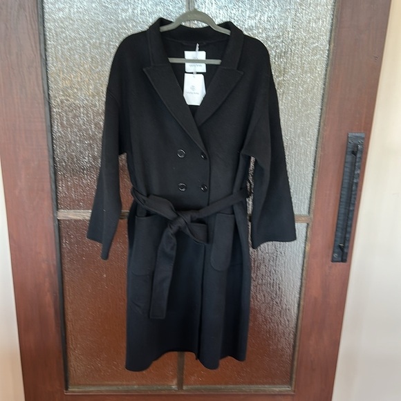 Anine Bing Dylan cashmere blend coat size XL - Picture 6 of 12